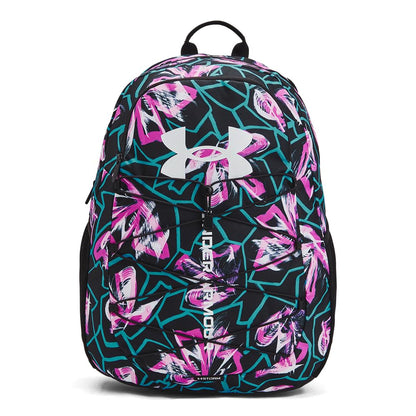 Under Armour Hustle Sport Backpack, Black/Silver