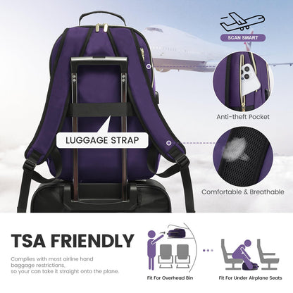 LOVEVOOK 17.3" Laptop Backpack for Women
