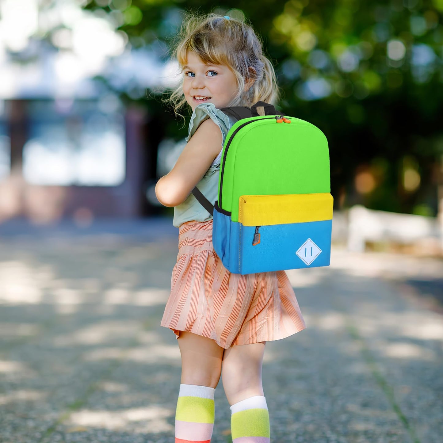 Toddler Kids Backpack for Preschool, Treasure Blue