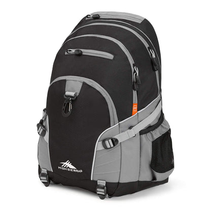 High Sierra Loop Backpack with Tablet Sleeve, Black