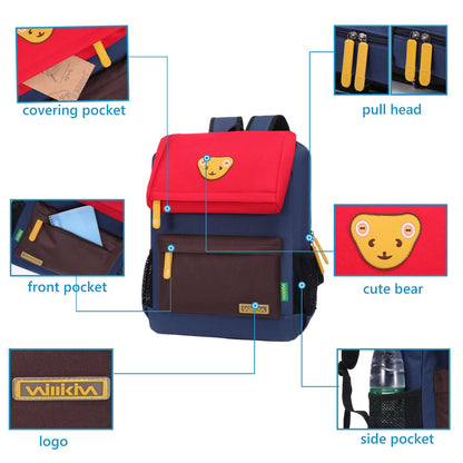 Cute Bear Kids School Backpack, Medium