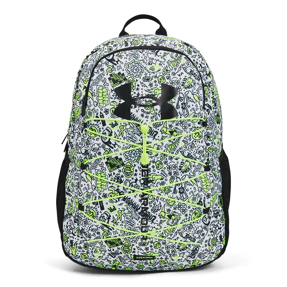 Under Armour Hustle Sport Backpack, Black/Silver