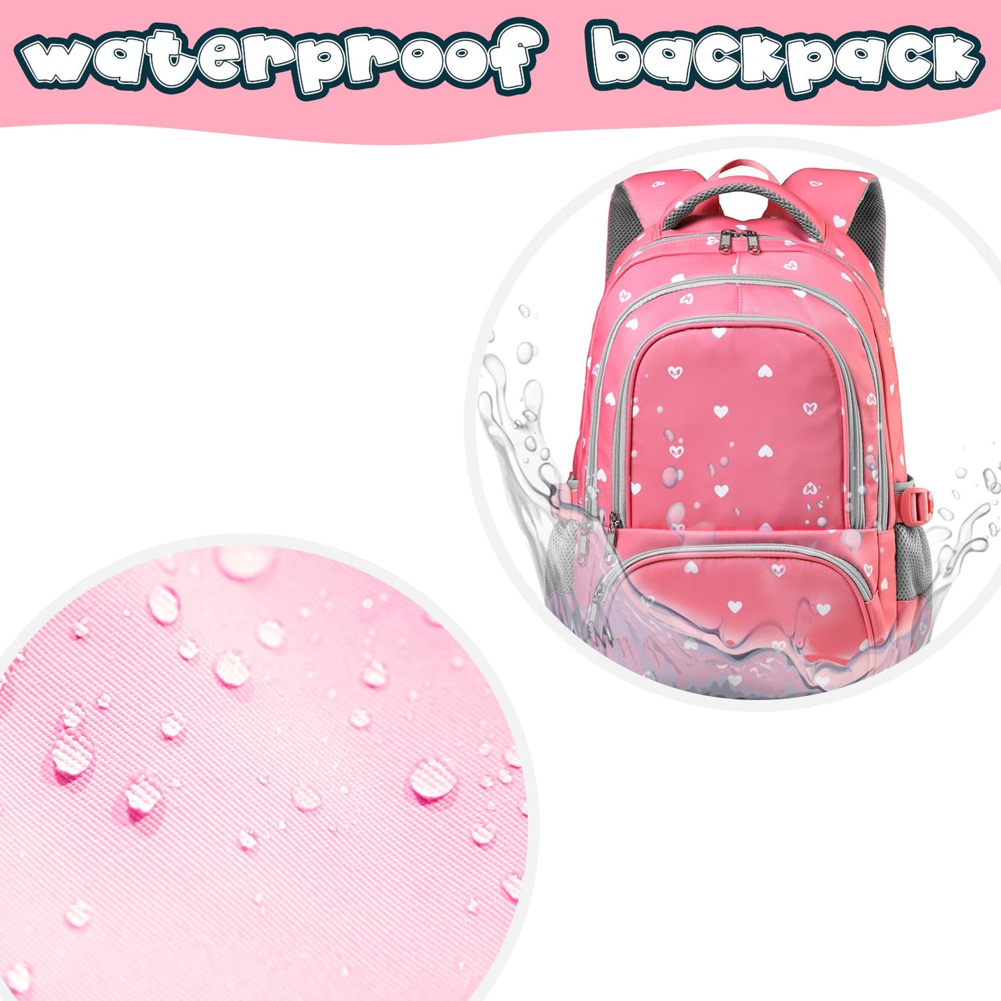 BLUEFAIRY Kids Backpack