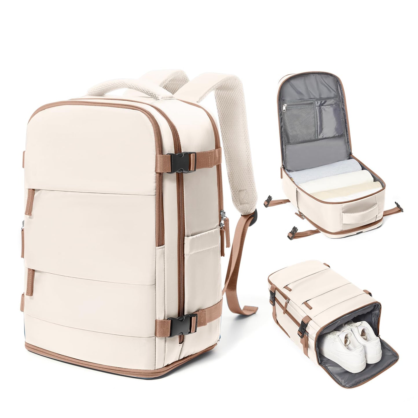 Coowoz Waterproof Travel Backpack, Peacock Blue