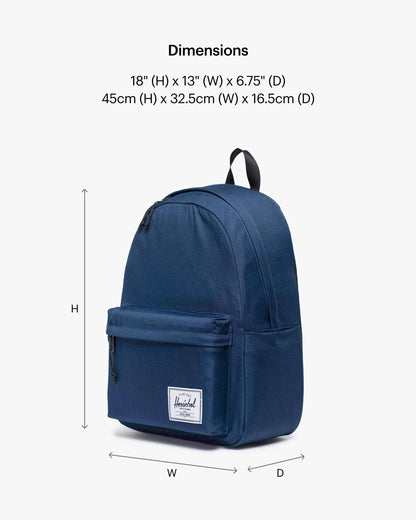 Herschel Supply Co. Classic Backpack, Black (New), Standard-26L