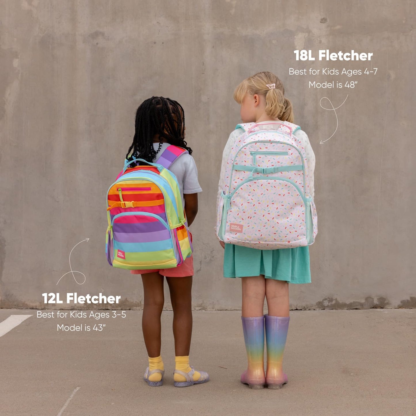 Simple Modern Medium Disney Toddler Backpack for School Girls
