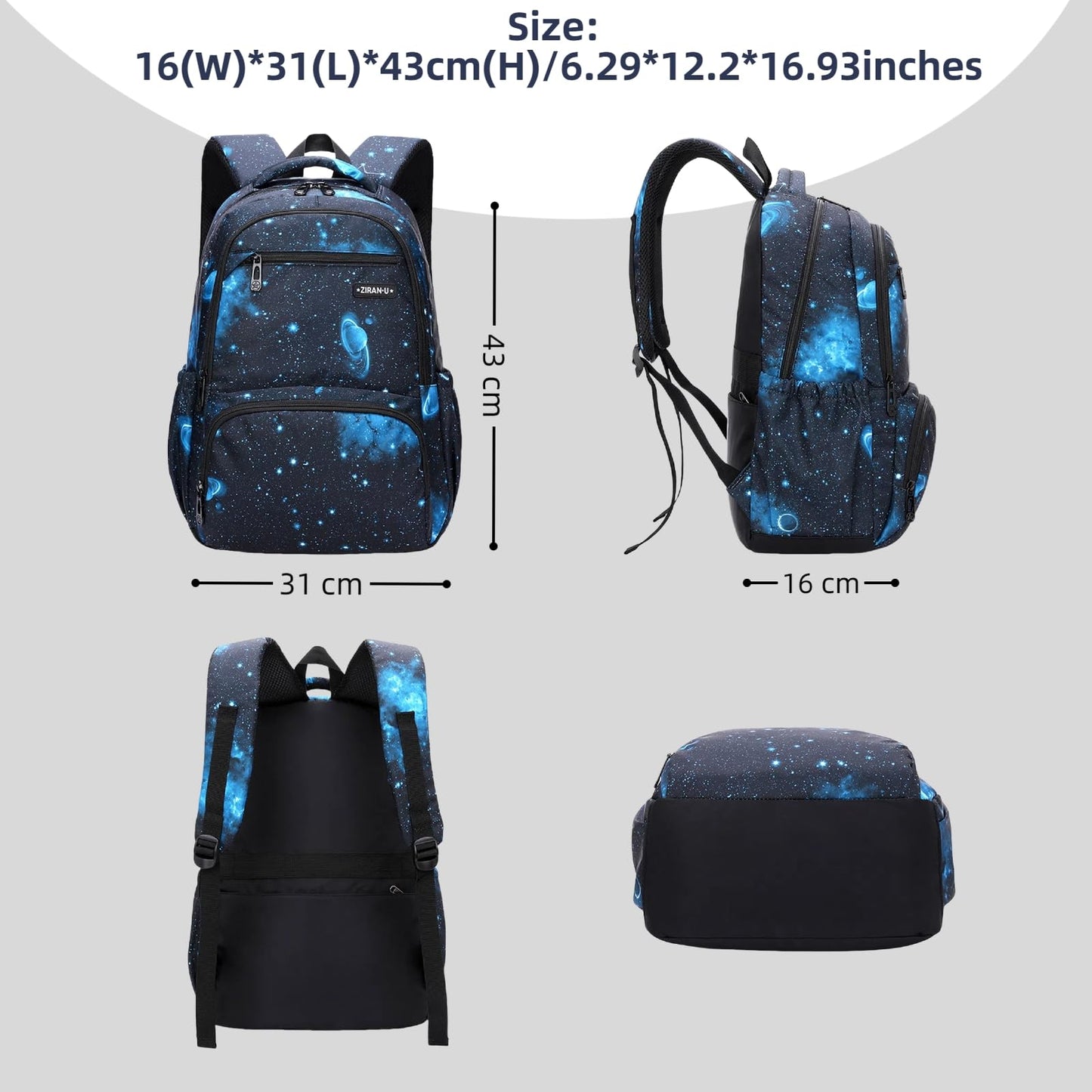 MITOWERMI Kids School Backpack, Purple