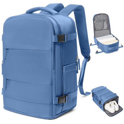 Coowoz Waterproof Travel Backpack, Peacock Blue