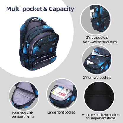 MITOWERMI Kids School Backpack, Purple