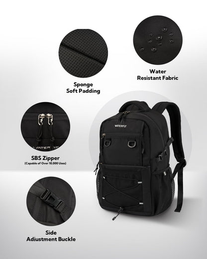 WATERFLY 22L Lightweight Travel & Hiking Backpack