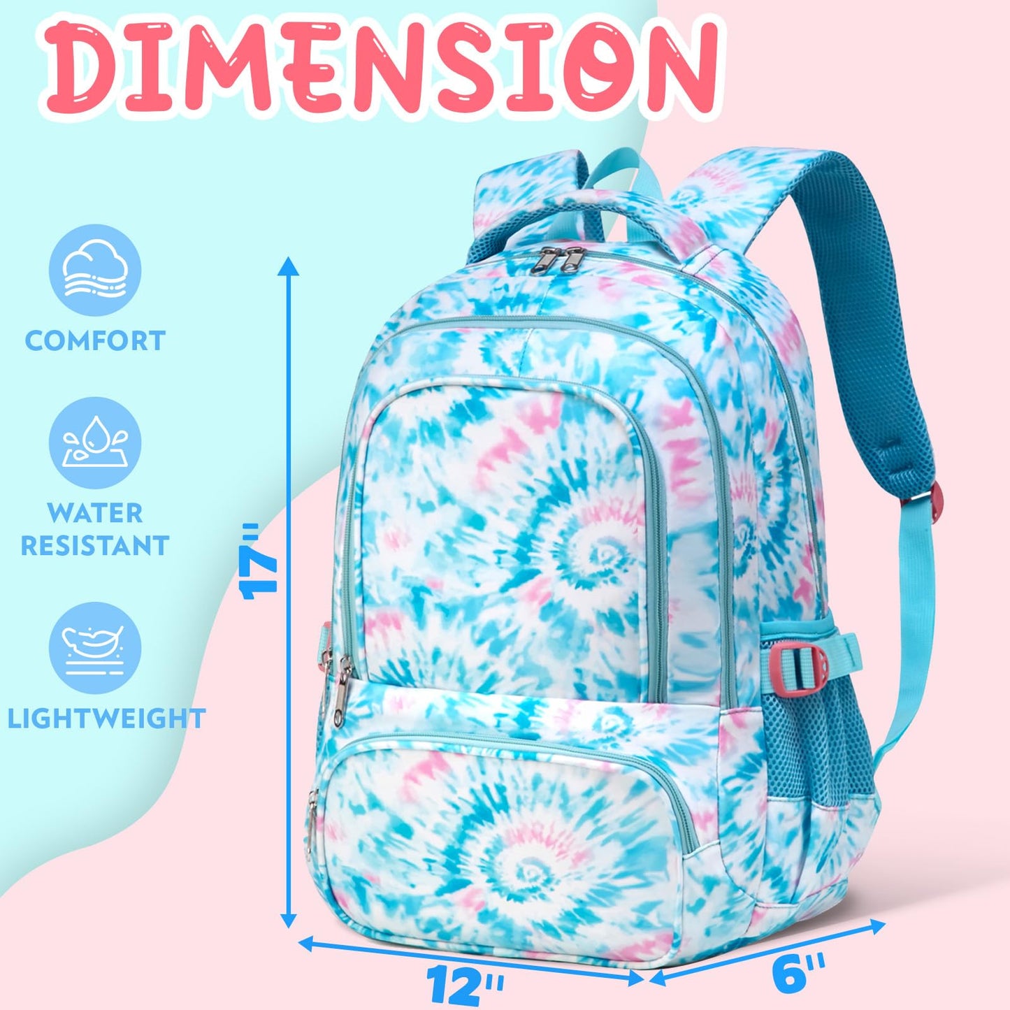 BLUEFAIRY Kids Backpack