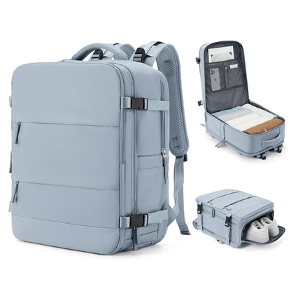 Coowoz Waterproof Travel Backpack, Peacock Blue