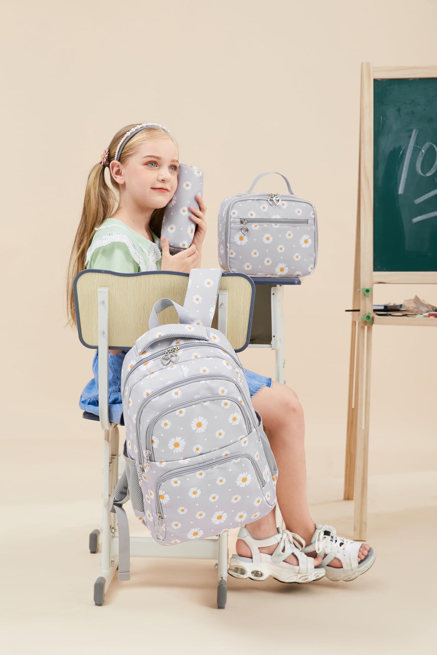 Goldwheat Daisy Backpack Set, 3pcs