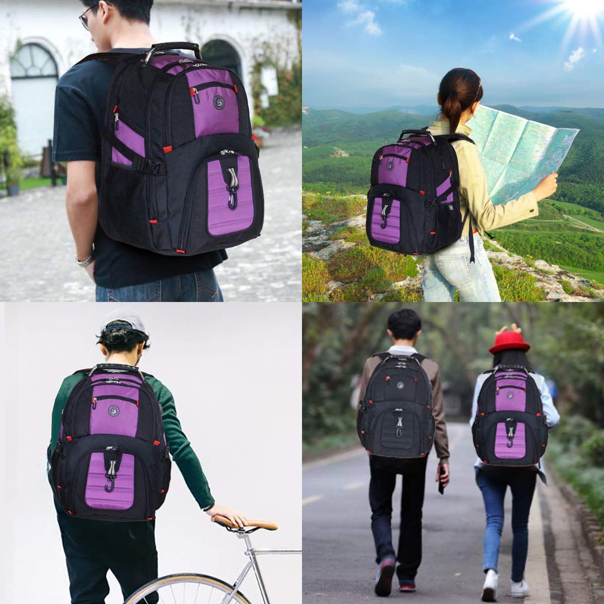 SHRRADOO 50L Laptop Backpack with USB