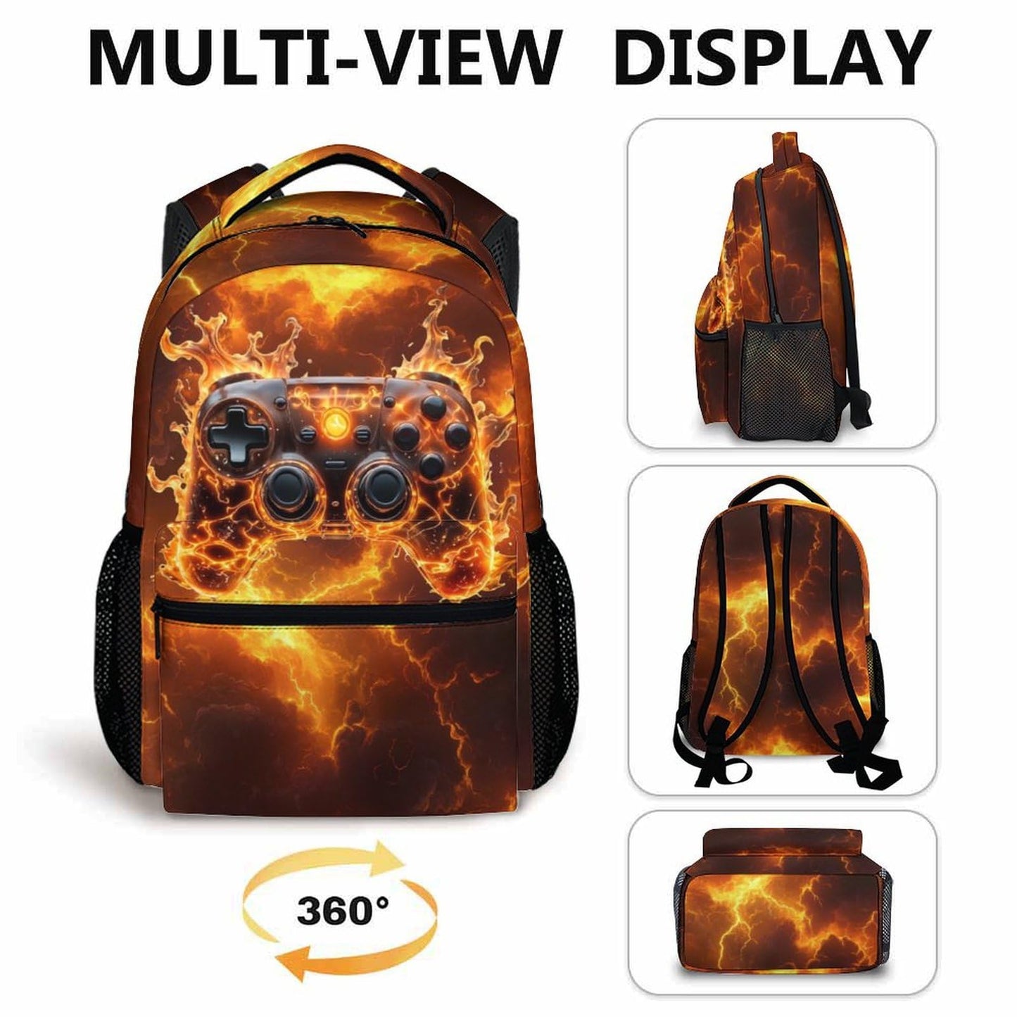 17" Kids Gamer Backpack – Green