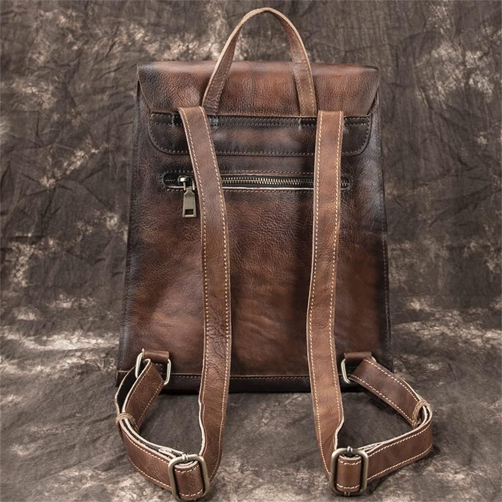 Men's Retro Travel & College Backpack, Large Capacity