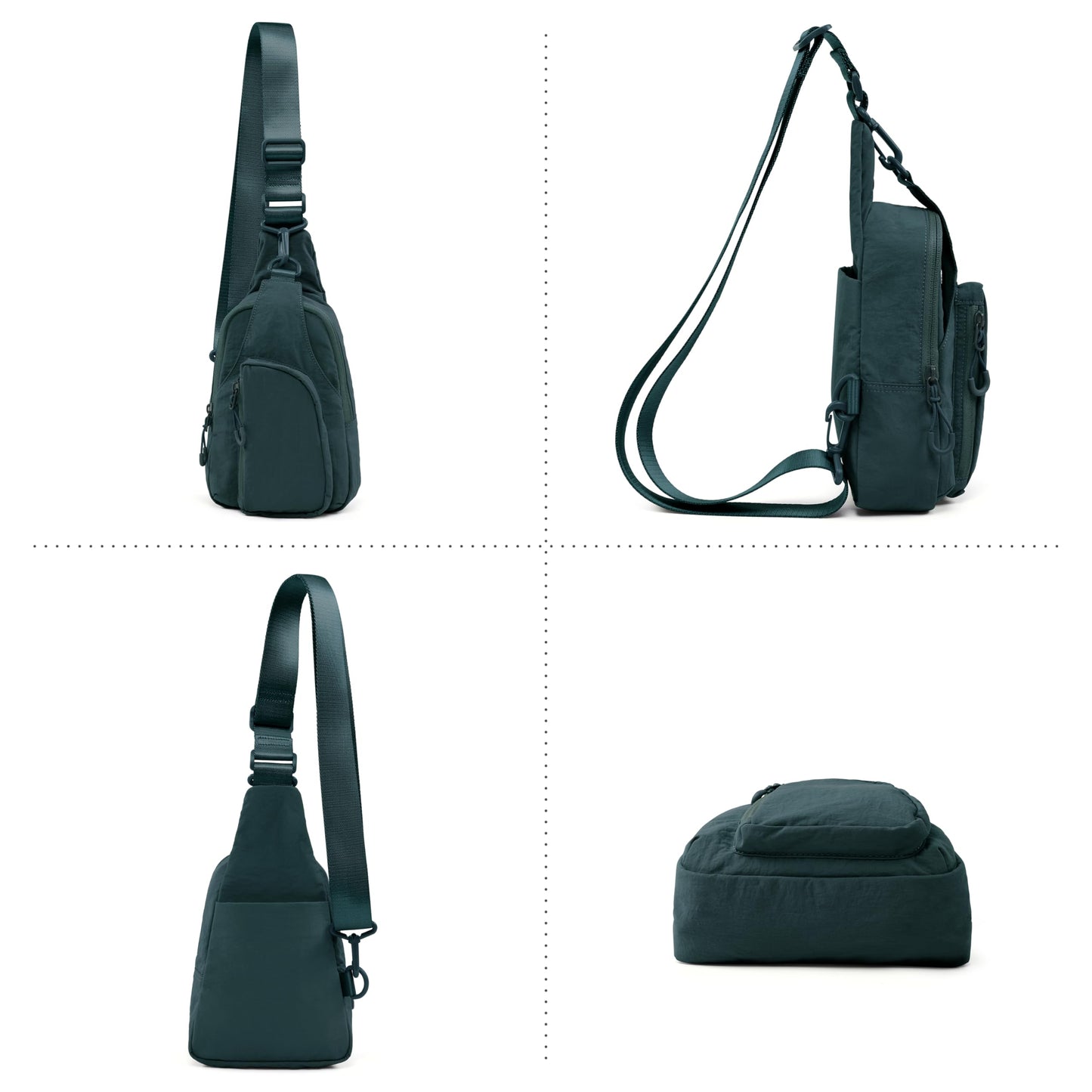 ODODOS Daily Sling Crossbody Bag, Lightweight