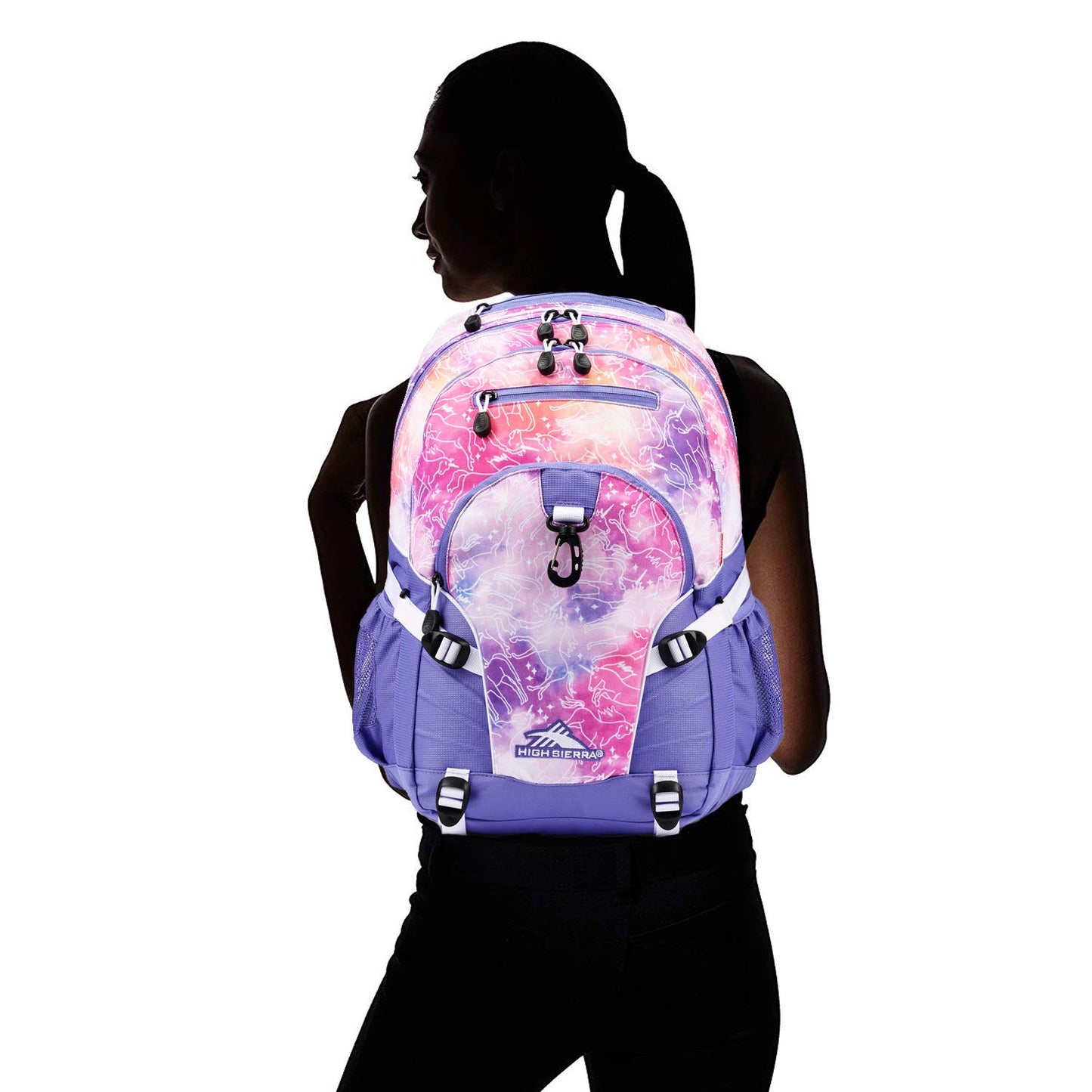 High Sierra Loop Backpack with Tablet Sleeve, Black