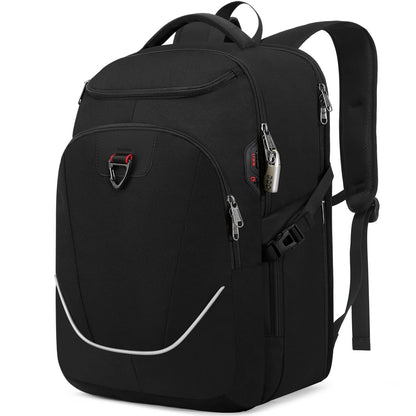Travel Laptop Backpack, Black Backpack for Men and Women