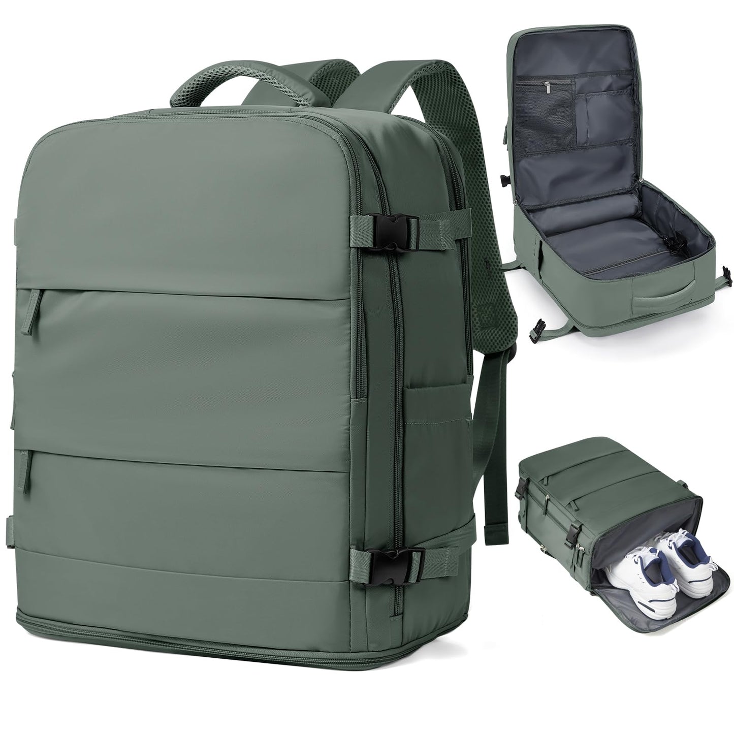 Coowoz Waterproof Travel Backpack, Peacock Blue