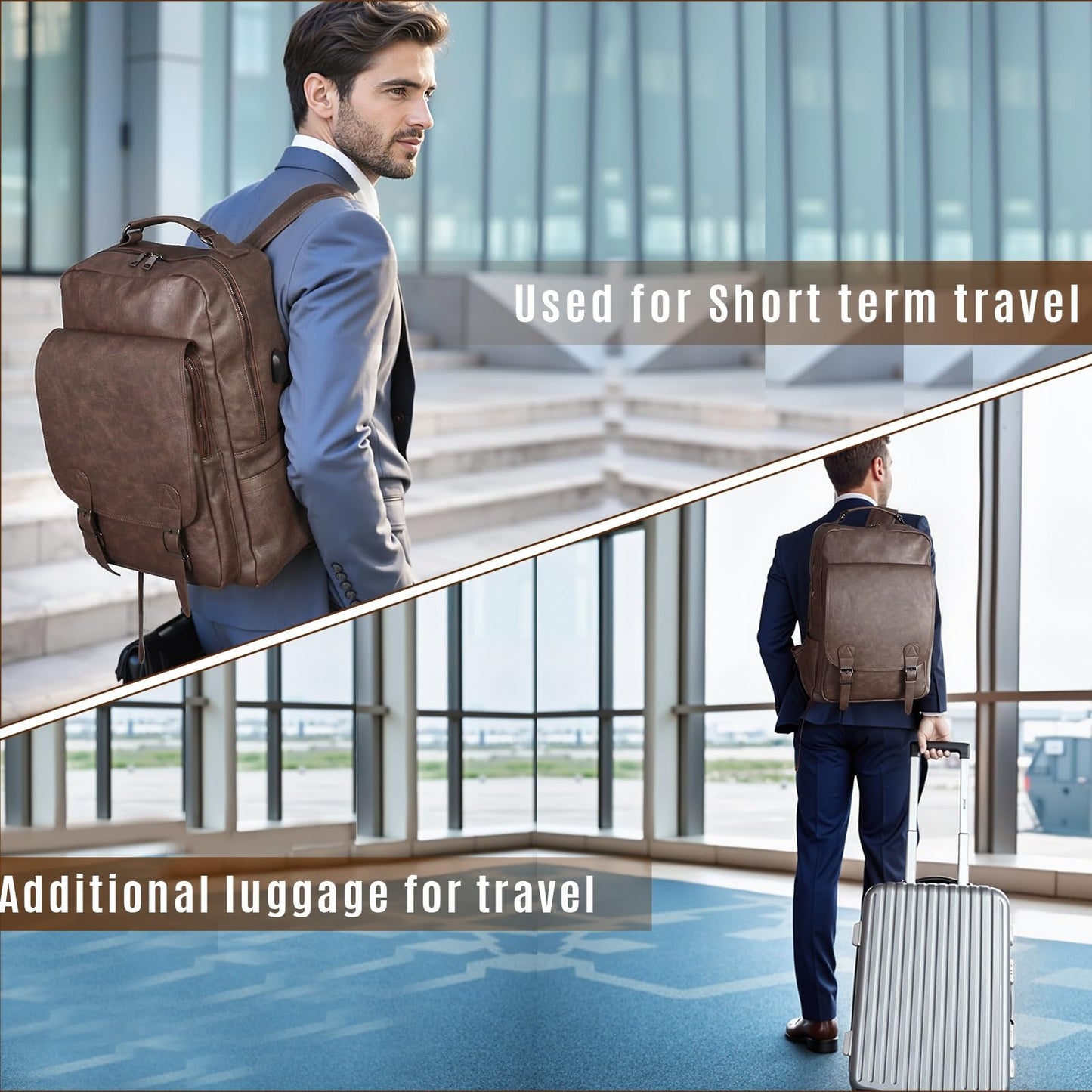 15.6" Waterproof Laptop Backpack with USB