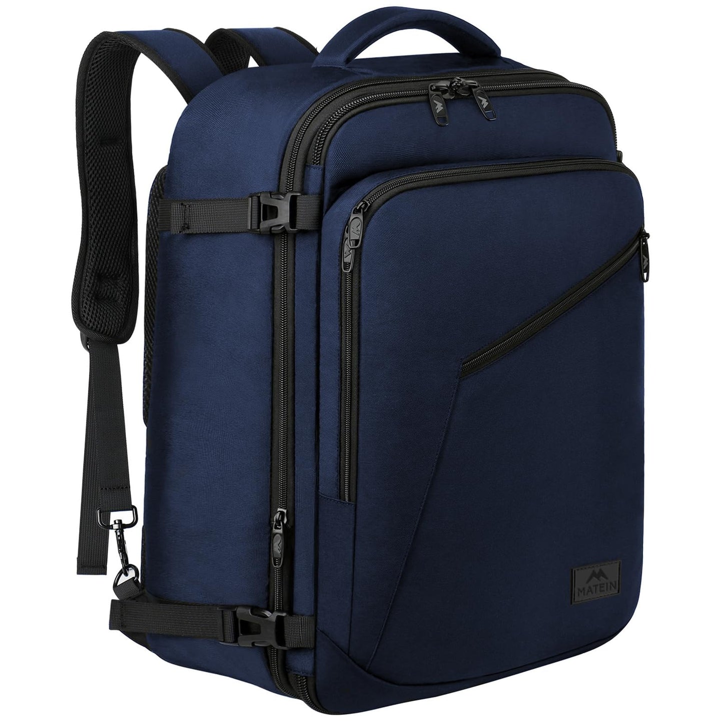 MATEIN 40L Carry-On Travel Backpack, Black