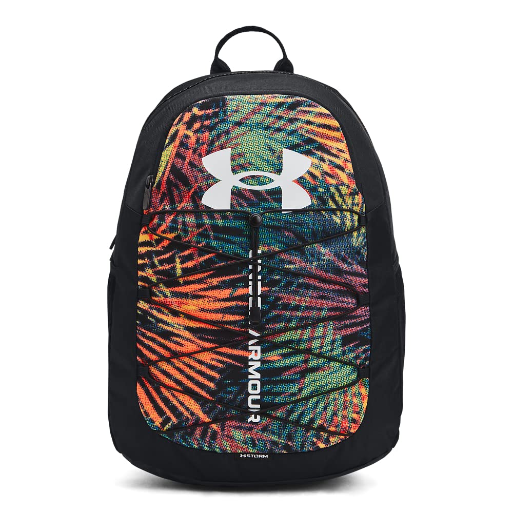 Under Armour Hustle Sport Backpack, Black/Silver
