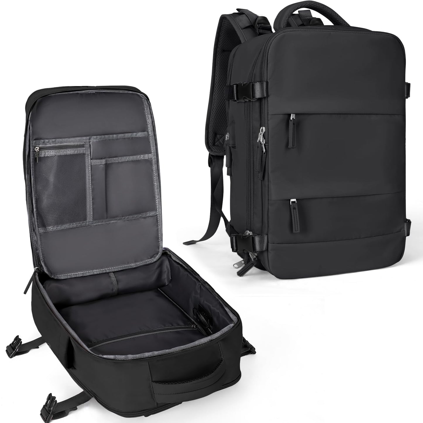 Coowoz Waterproof Travel Backpack, Peacock Blue