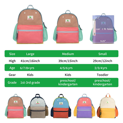 15 Inch Kids Backpack for School & Travel, Medium
