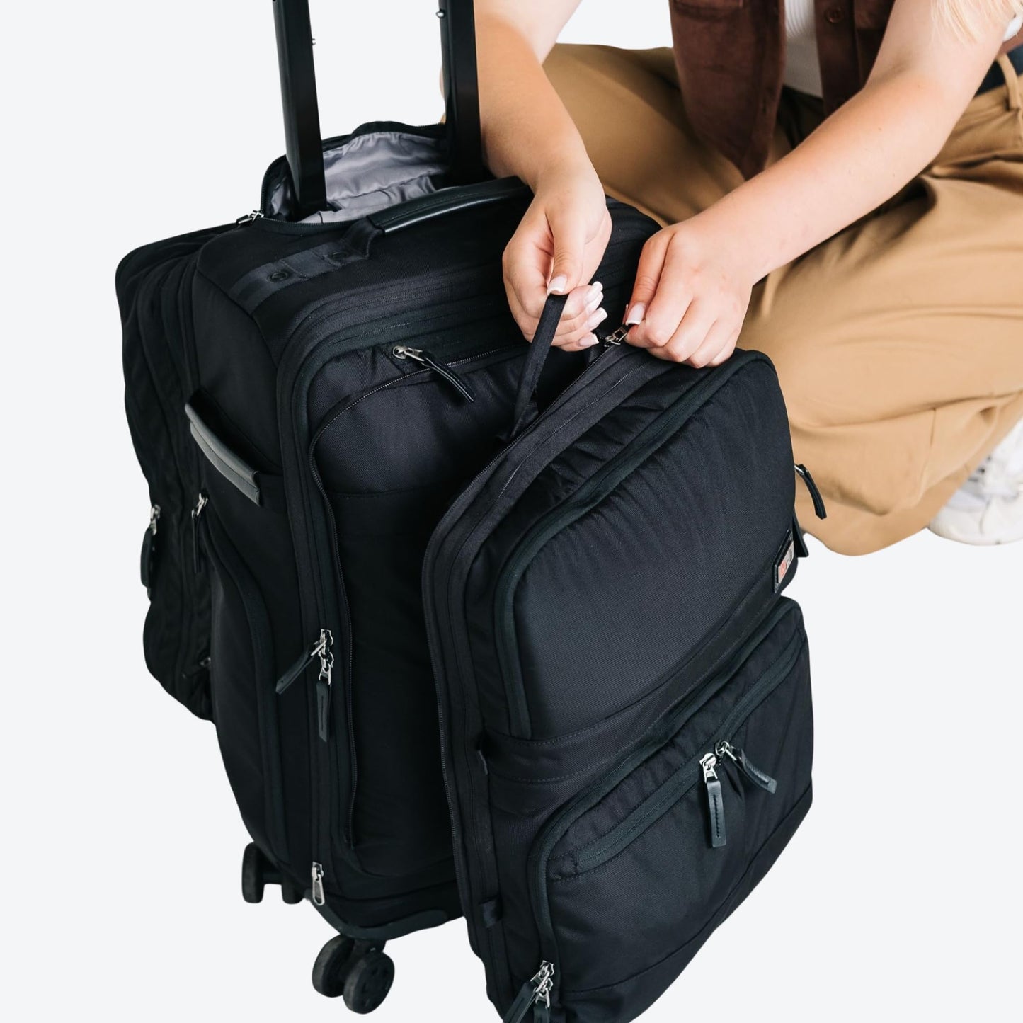 Trilogy 3-in-1 Rolling Pack Bundle, Zinfandel