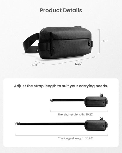 tomtoc Compact EDC Sling Bag, Lightweight