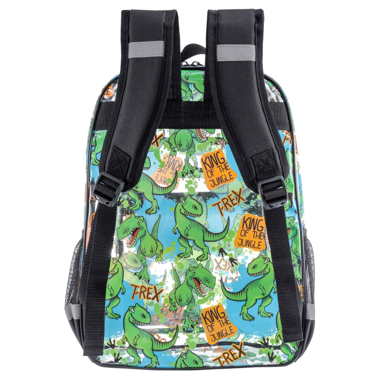 20-Pack 16" Clear Dinosaur Kids Backpacks