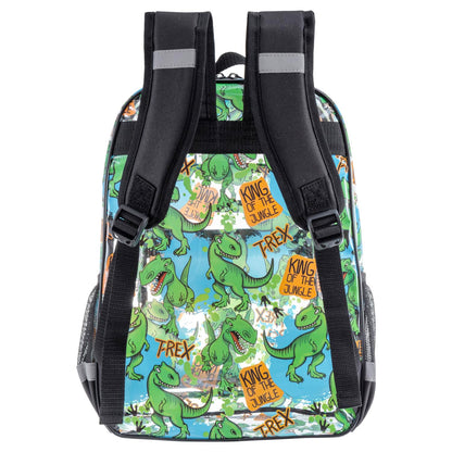 20-Pack 16" Clear Dinosaur Kids Backpacks