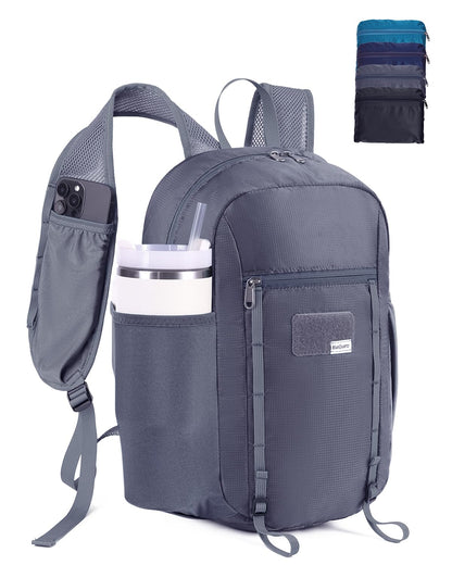 Blue Quartz 15L Ultralight Hiking Backpack, Foldable