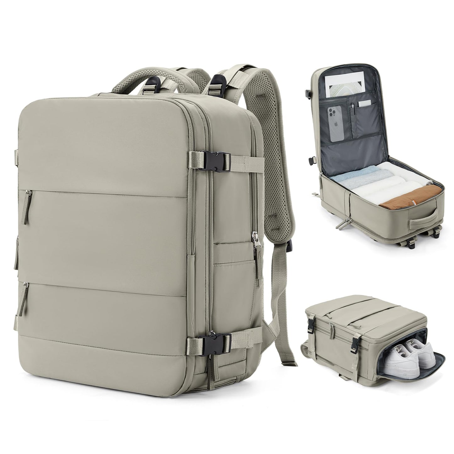 Coowoz Waterproof Travel Backpack, Peacock Blue