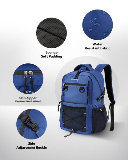 WATERFLY 22L Lightweight Travel & Hiking Backpack