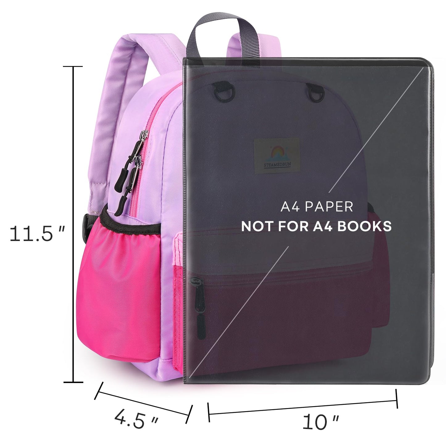 STEAMEDBUN Kids Backpack for Boys, Ages 4-8