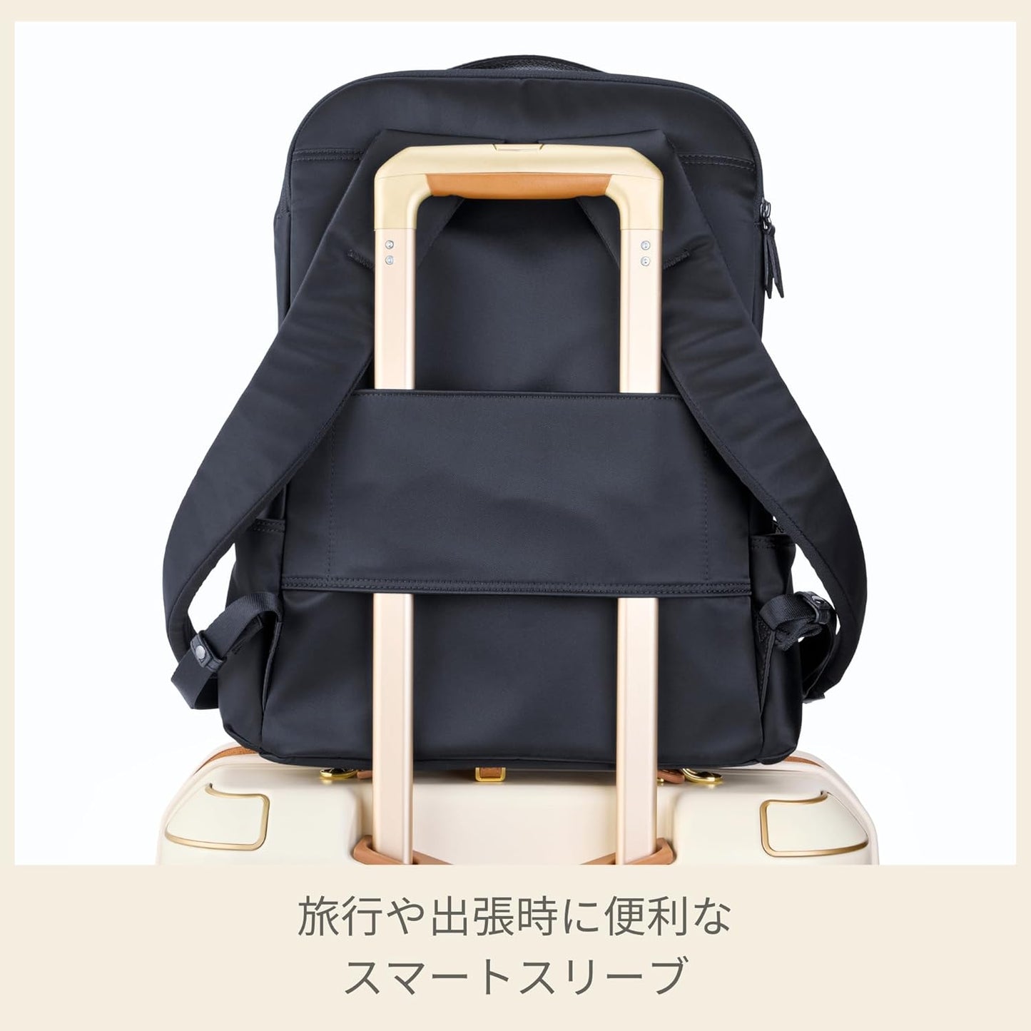 hartmann(ハートマン) Women's Backpack, Beige (Taupe), One Size