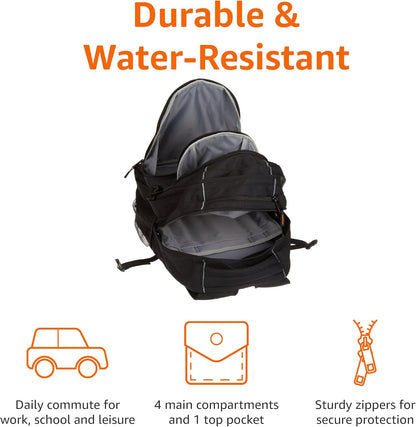Amazon Basics Laptop Backpack Fits Up to 17-Inch Laptops