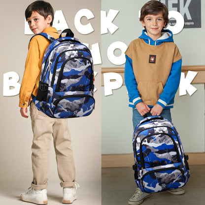 BLUEFAIRY 17" Kids Backpack for Boys