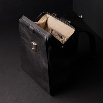 Time Resistance Leather Backpack for Men and Women
