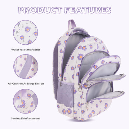 Goldwheat Daisy Backpack Set, 3pcs