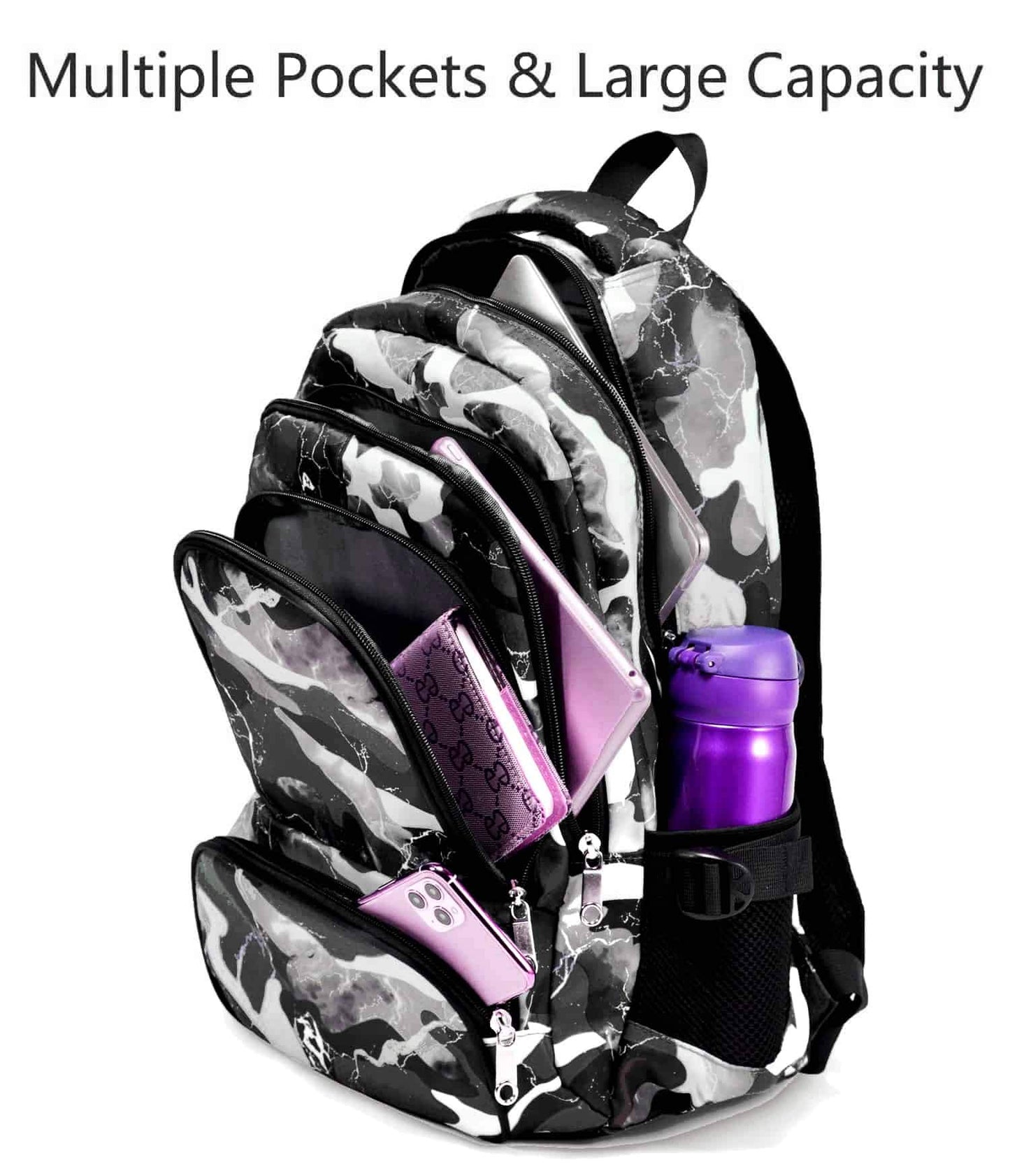 BLUEFAIRY 17" Kids Backpack for Boys