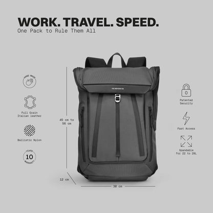 Frenchie Co. Laptop Backpack – Expandable