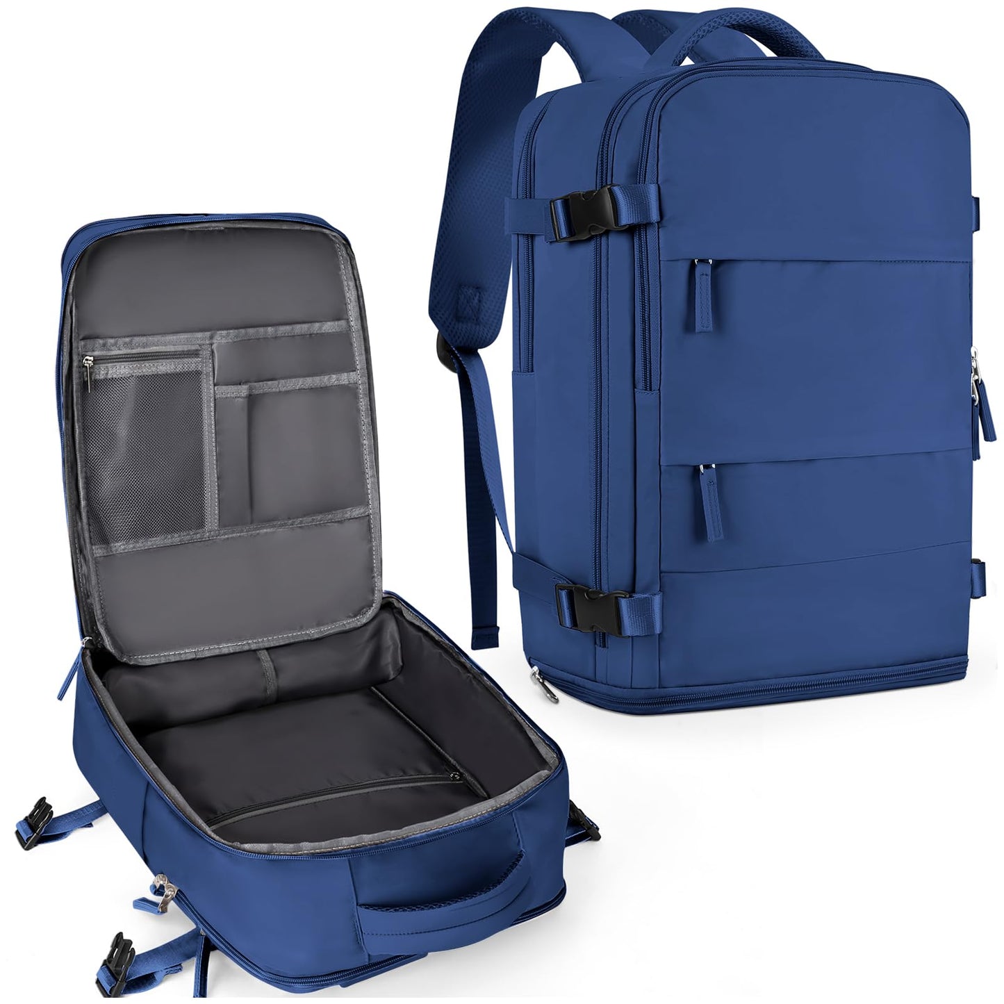 Coowoz Waterproof Travel Backpack, Peacock Blue