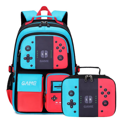 Luminous Boys Backpack – Large Capacity, Blue