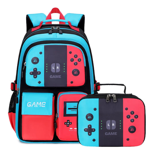Luminous Boys Backpack – Large Capacity, Blue