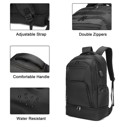 Seyfocnia Gym Backpack with USB, Men’s