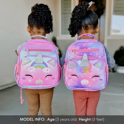 mibasies Girls Backpack 5-8: Lightweight Kids