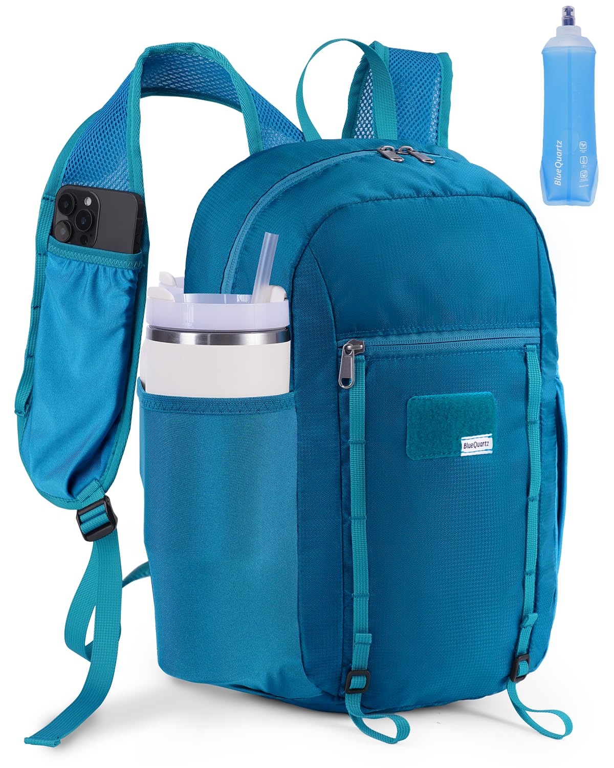 Blue Quartz 15L Ultralight Hiking Backpack, Foldable